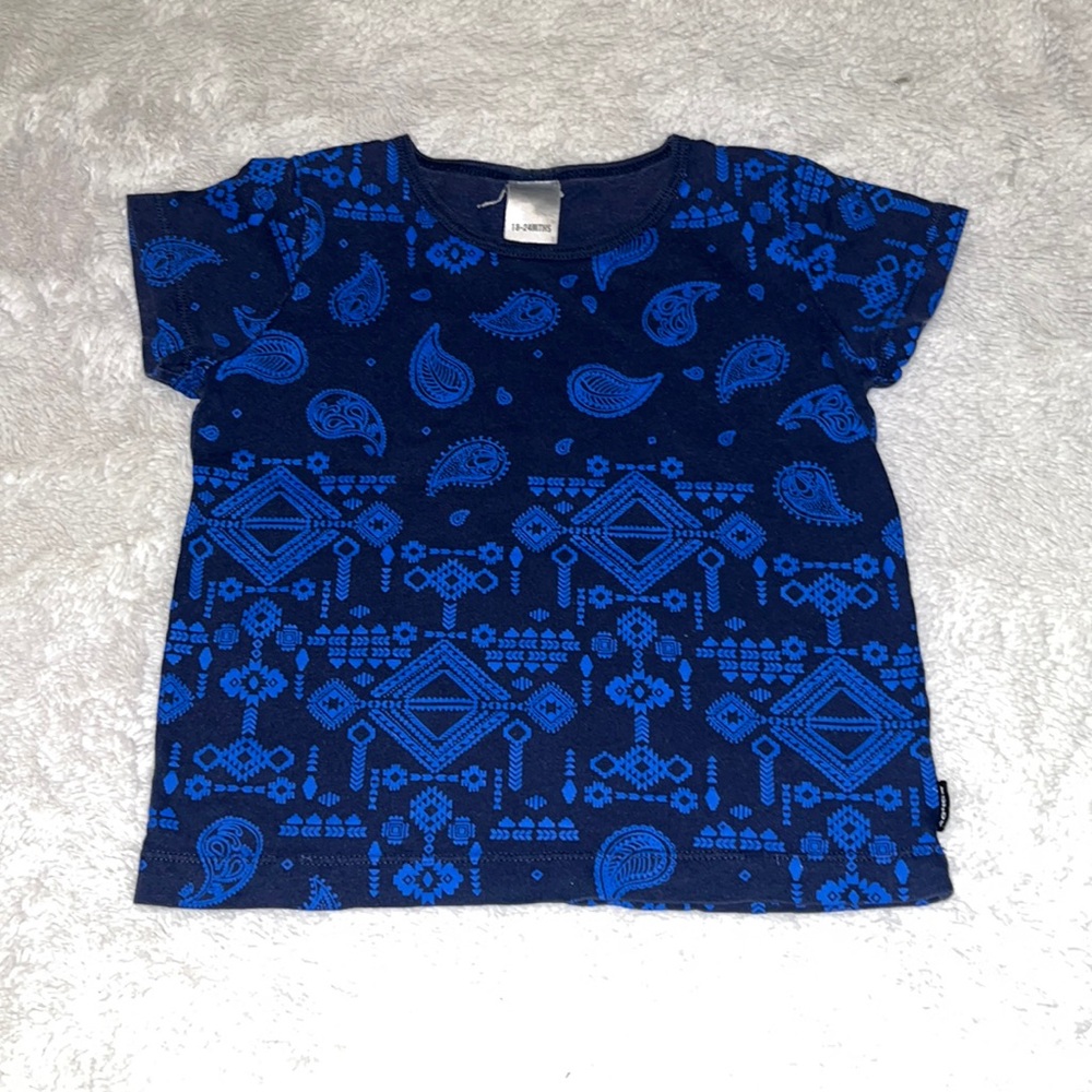 Bonds blue 18-24 month printed t shirt